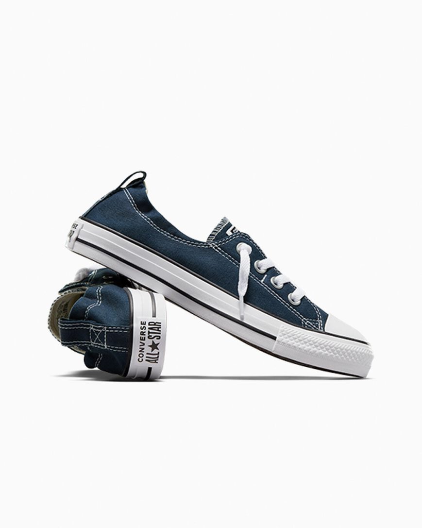 Zapatos Slip On Converse Chuck Taylor All Star Shoreline Mujer Azul Marino | PE 4L5PE0